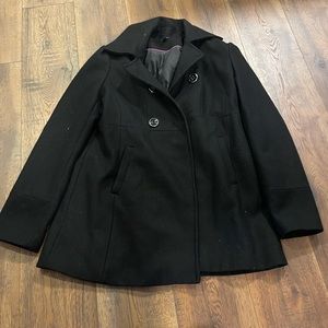Black pea coat